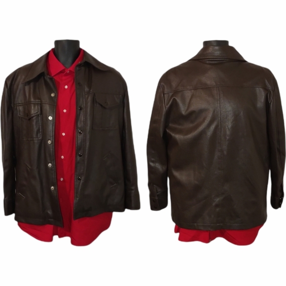 GIMBELS LAMB SKIN LEATHER - Picture 1 of 6